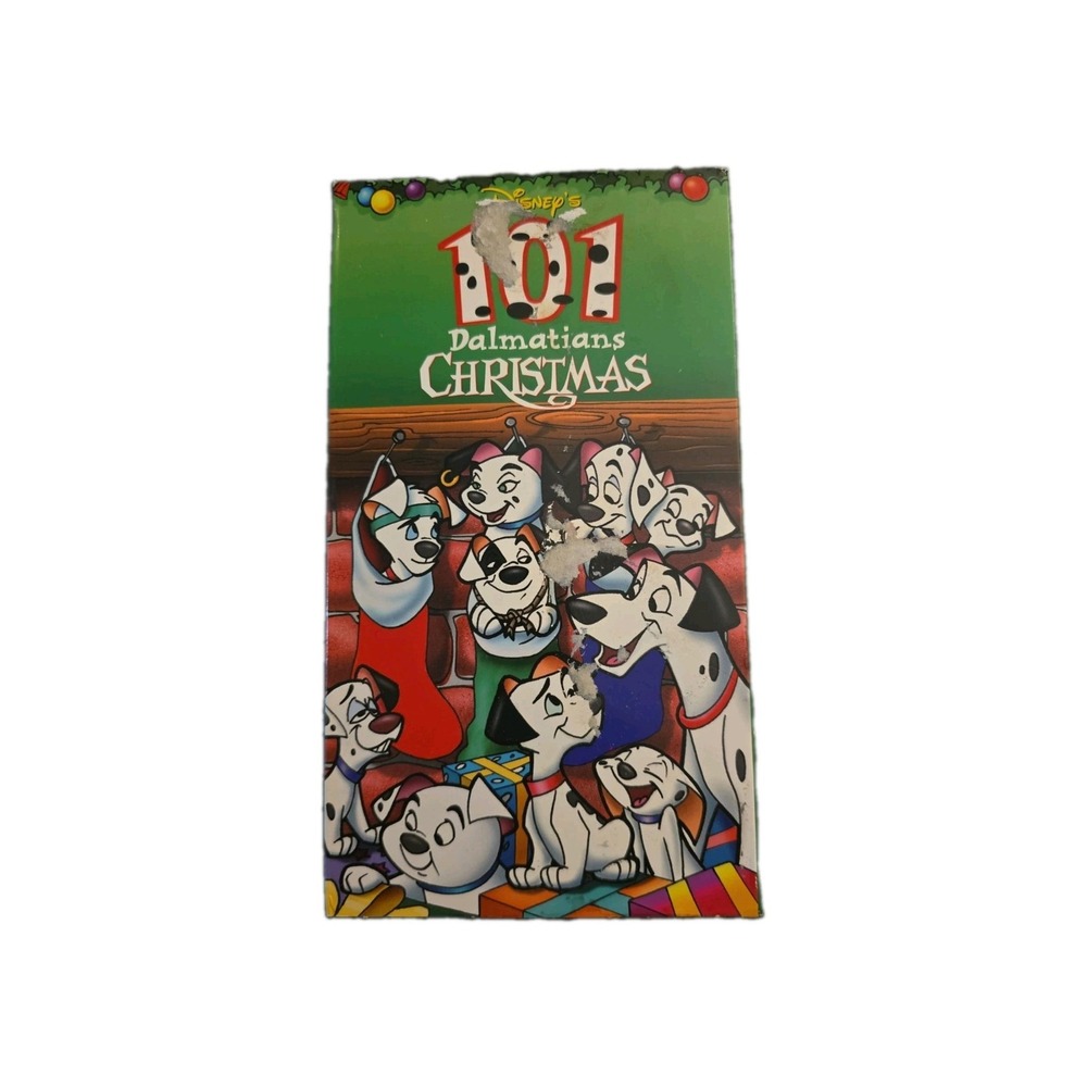 Vintage Disney 101 Dalmatians Christmas (VHS) Soft Case